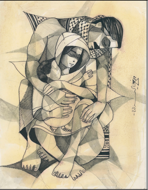 <span>October 19&nbsp;<br>Ink on paper<br>17x21 cm&nbsp;<br>&nbsp;2023<br></span>